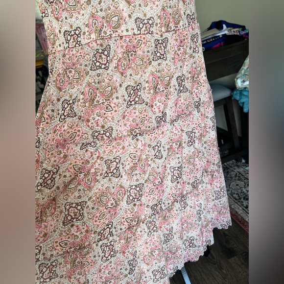 Yves Cossette Depeche Mode floral vintage dress Sz 16 - Picture 7 of 14